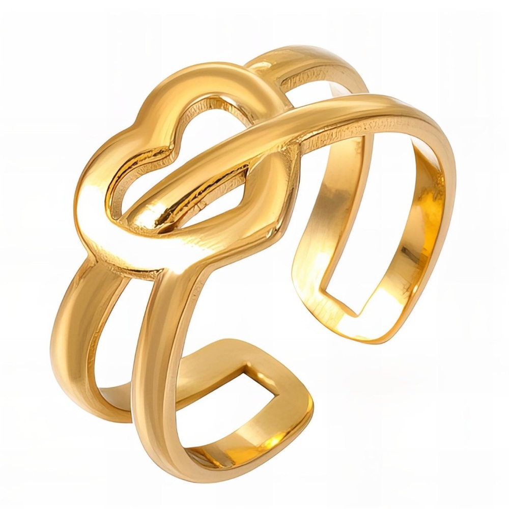 Gold Heart Ring